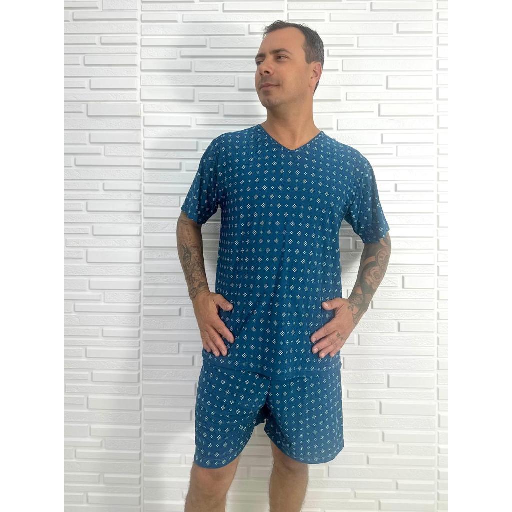 6059 PIJAMA MASC MEIA MANGA
